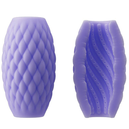 PRETTY LOVE - MASTURBATEUR POUR HOMME EN SILICONE ATHENA EROS VIOLET - 7eme ciel