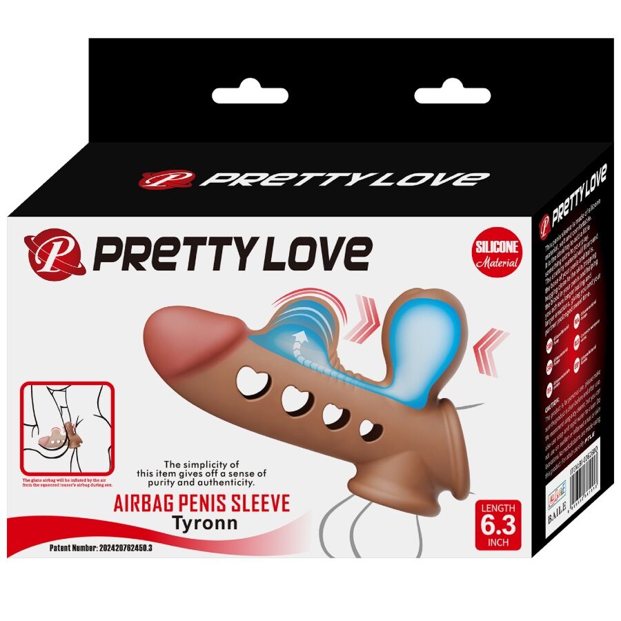 PRETTY LOVE - MANCHON PÉNIS TYRONN AVEC AIRBAG - 7eme ciel