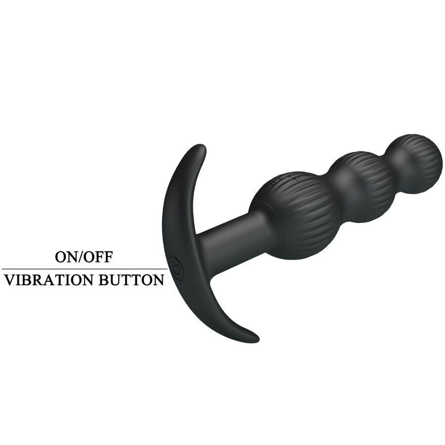 PRETTY LOVE - VIBRATEUR ANAL SIDNEY 10 VIBRATIONS NOIR - 7eme ciel