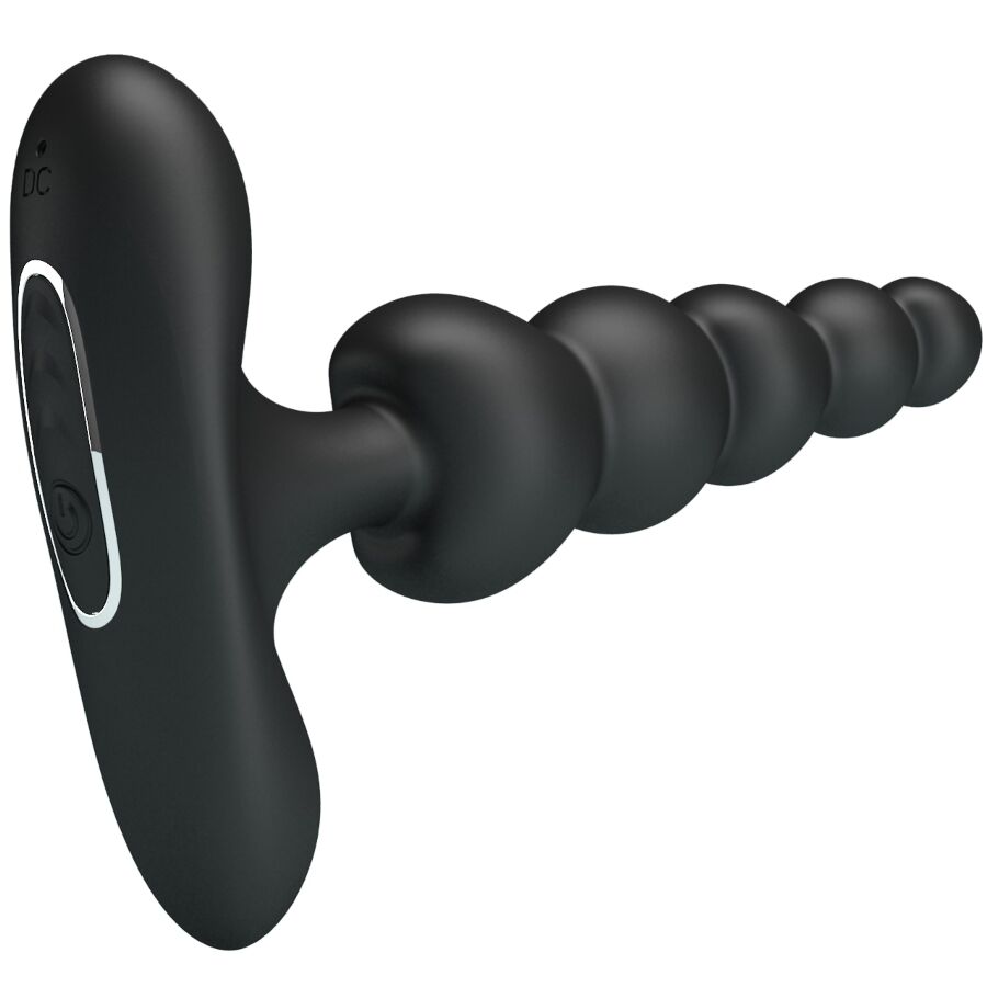 PRETTY LOVE - VIBRATEUR ANAL CORBAN 10 VIBRATIONS NOIR - 7eme ciel