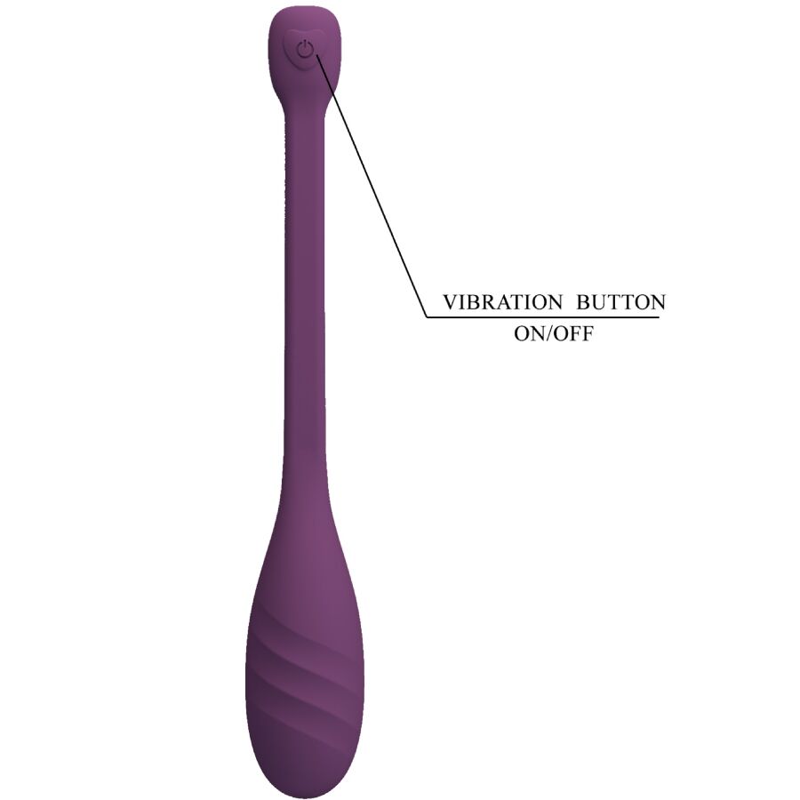 PRETTY LOVE - VIBRATEUR CONTRÔLÉ PAR APPLICATION LEVIATHAN VIOLET - 7eme ciel