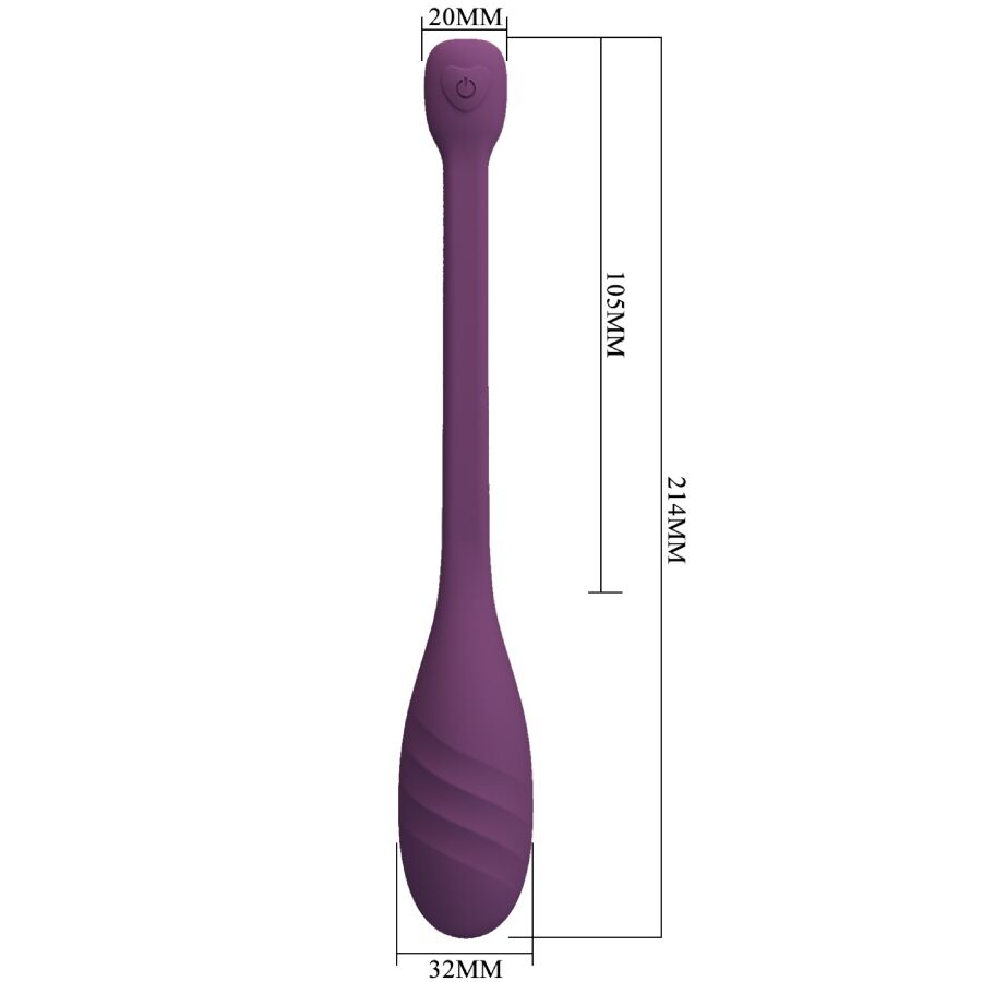 PRETTY LOVE - VIBRATEUR CONTRÔLÉ PAR APPLICATION LEVIATHAN VIOLET - 7eme ciel