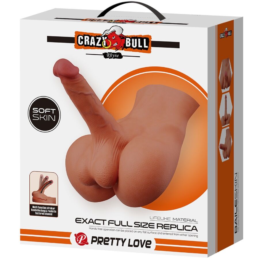 CRAZY BULL - MASTURBATEUR NATUREL RÉALISTE RHYNE BACK