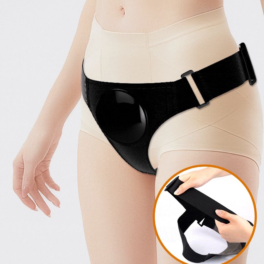 PRETTY LOVE - CULOTTE HARNAIS UNIVERSELLE KYTON AVEC GODE SQUIRTING 19 CM MULATO - 7eme ciel