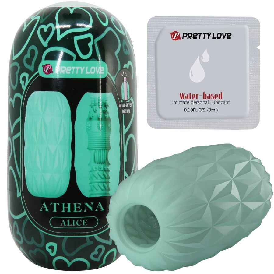 PPRETTY LOVE - MASTURBATEUR POUR HOMME ATHENA ALICE TURQUOISE - 7eme ciel