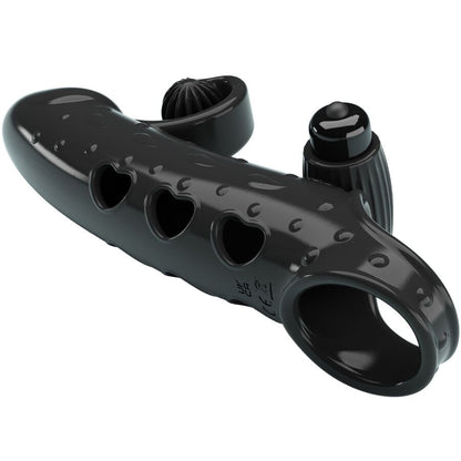 ROMANCE - MANCHON PÉNIS VIBRANT NOIR - 7eme ciel