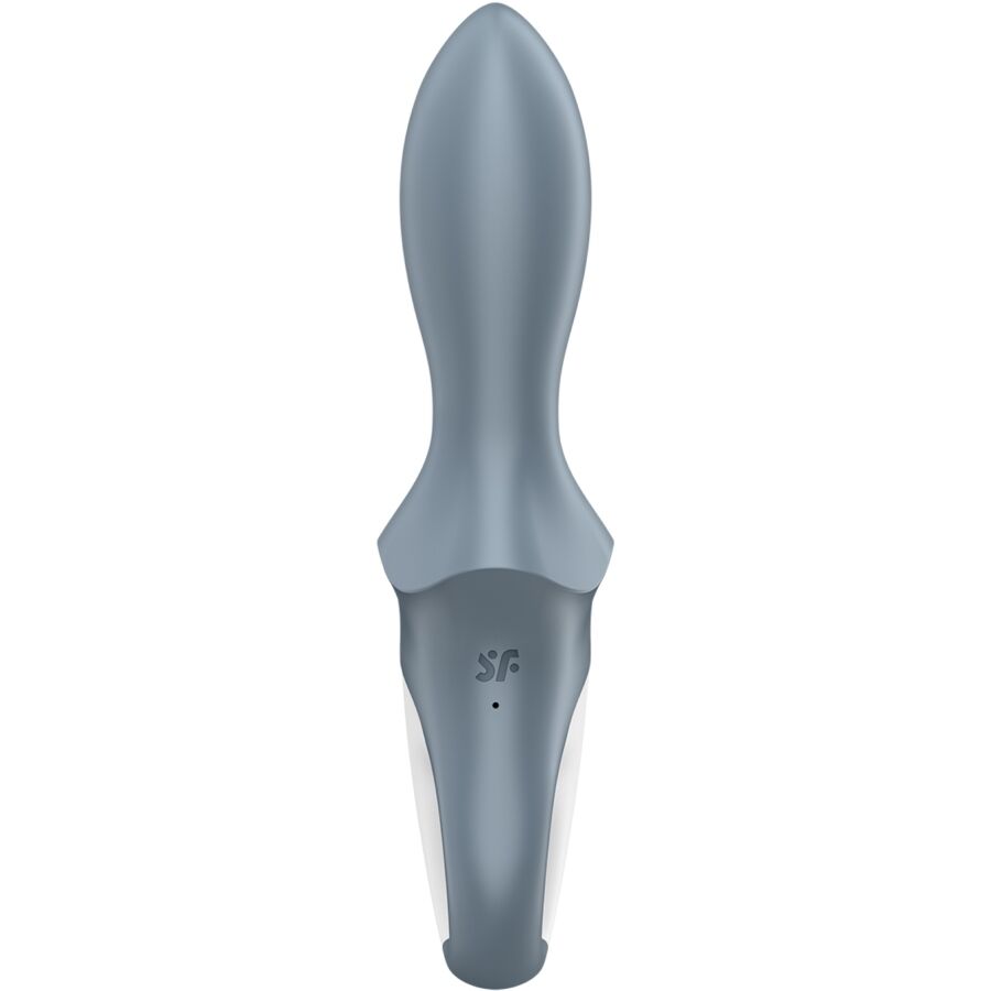 SATISFYER - AIR PUMP BOOTY 1 VIBRATEUR GONFLABLE ANAL GRIS - 7eme ciel
