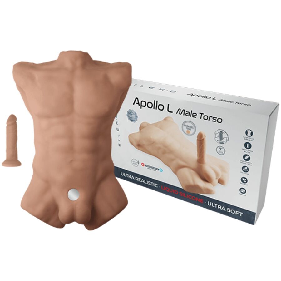 SILEXD - APOLLO L TORSE HOMME RÉALISTE CARAMEL