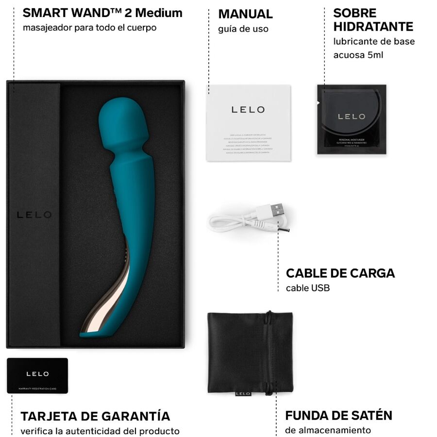 LELO - SMART MEDIUM WAND 2 AQUA MASSAGER - 7eme ciel