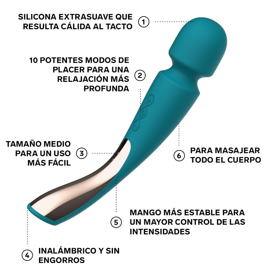 LELO - SMART MEDIUM WAND 2 AQUA MASSAGER - 7eme ciel