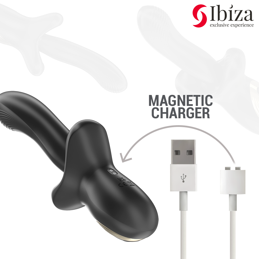 IBIZA - VIBRATEUR PUISSANT AVEC EFFET DE POUSSÉE ET DE MORSURE - 7eme ciel