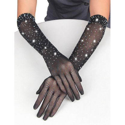 SUBBLIME - 957469GANTS SHINE TRANSPARENTS NOIRS S/M - 7eme ciel