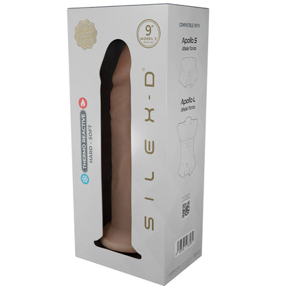 SILEXD - MODÈLE DE PÉNIS RÉALISTE SILICONE LIQUIDE 22,8 CM - 7eme ciel