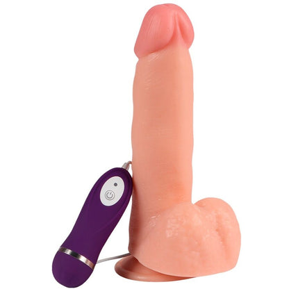 SHEQU - ADAM VIBRATEUR DILDO AVEC TÉLÉCOMMANDE 21 CM - 7eme ciel
