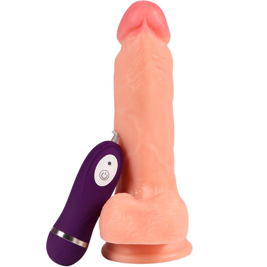 SHEQU - IRON DRAGON VIBRATEUR DILDO AVEC TÉLÉCOMMANDE 17,5 CM - 7eme ciel