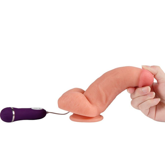 SHEQU - DILDO VIBRATEUR RED EAGLE AVEC TÉLÉCOMMANDE 17 CM - 7eme ciel
