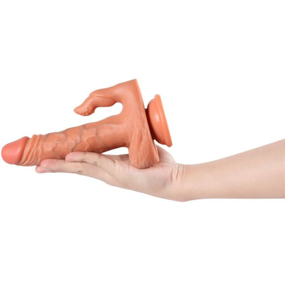 SHEQU - JULIAN DILDO ET STIMULATEUR DE CLITORIS AVEC VIBRATION ET TÉLÉCOMMANDE 16 CM - 7eme ciel
