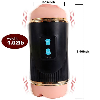 SHEQU - KAY DOUBLE MASTURBATEUR AVEC DOUBLE VIBRATION DE LA BOUCHE ET DU VAGIN