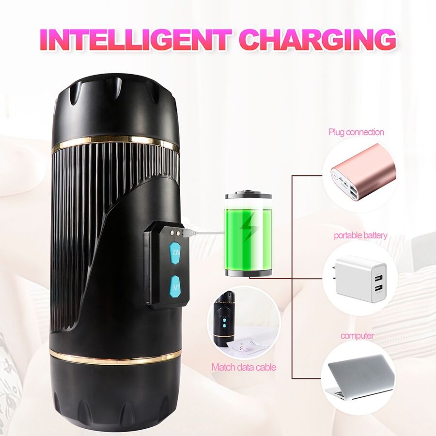 SHEQU - KAY DOUBLE MASTURBATEUR AVEC DOUBLE VIBRATION DE LA BOUCHE ET DU VAGIN