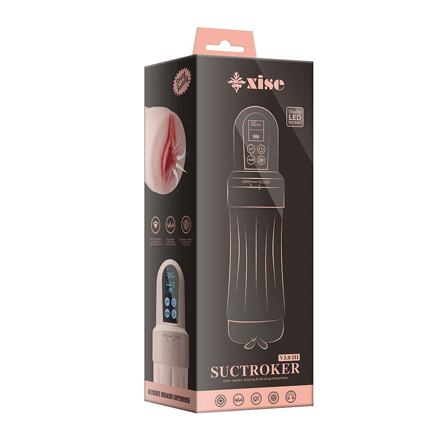 XISE - SUCTROKER V3.0 III MASTURBATEUR VAGIN AVEC VIBRATION