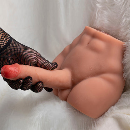 XISE - PEEL DILDO ASS GODE RÉALISTE MASTURBATEUR POSITION FRONTALE AVEC POUSSÉE 17,5 CM