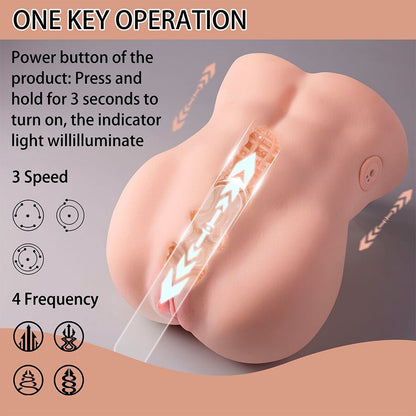 XISE - LYDIA MASTURBATEUR VAGIN FÉMININ AVEC POUSSÉE 25 CM - 7eme ciel