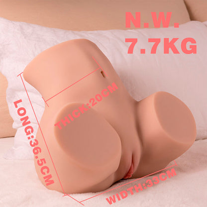 XISE - DANAE - Masturbateur vaginal réaliste avec vibrations multi-positions - 7eme ciel