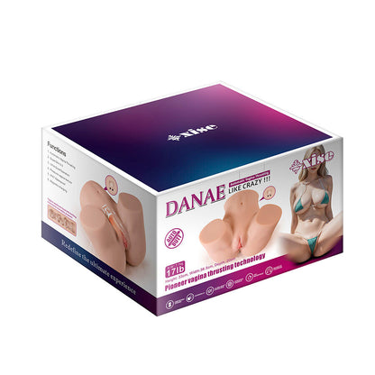 XISE - DANAE - Masturbateur vaginal réaliste avec vibrations multi-positions - 7eme ciel