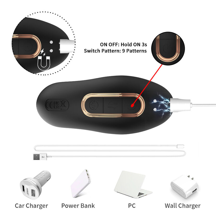 ARMONY - VIBRATEUR DE PROSTATE ANAL AVEC TÉLÉCOMMANDE NOIR