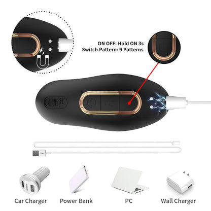 ARMONY - VIBRATEUR DE PROSTATE ANAL AVEC TÉLÉCOMMANDE NOIR