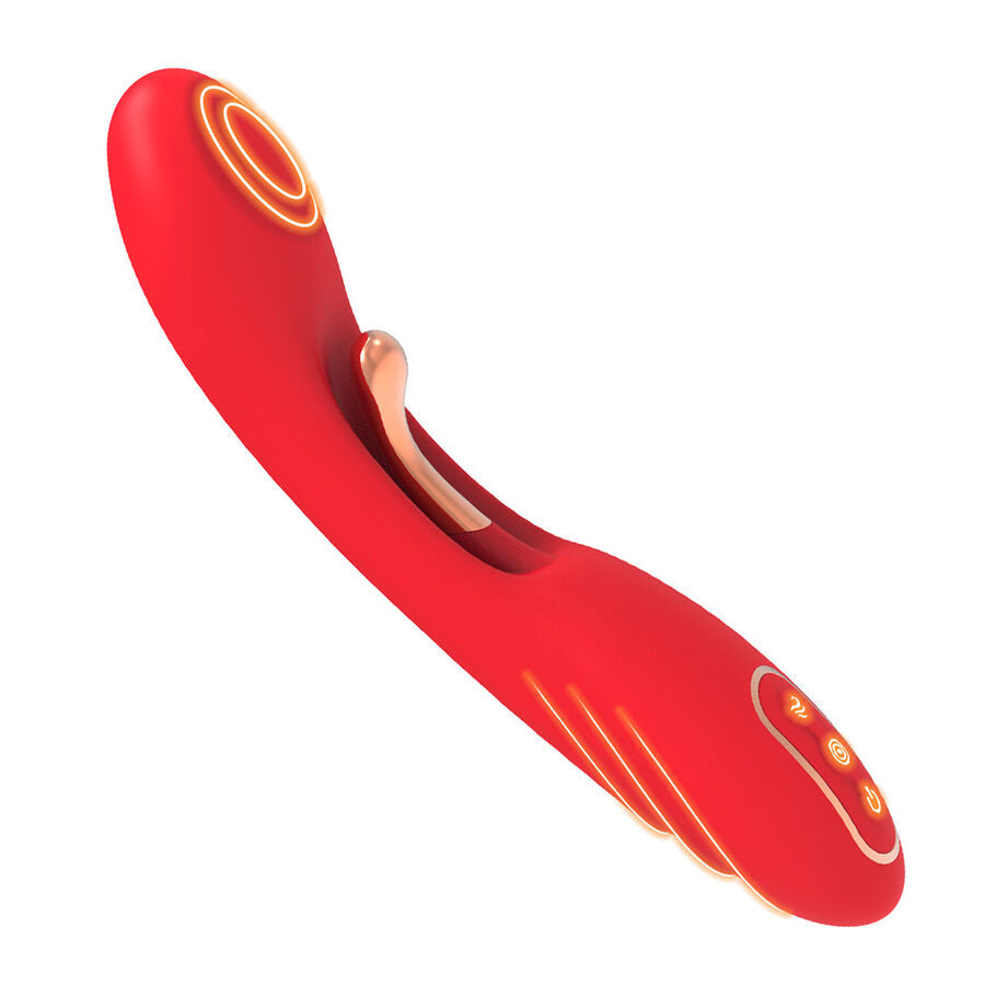 ARMONY - VIBRATEUR À LANGUE OSCILLANTE ROUGE