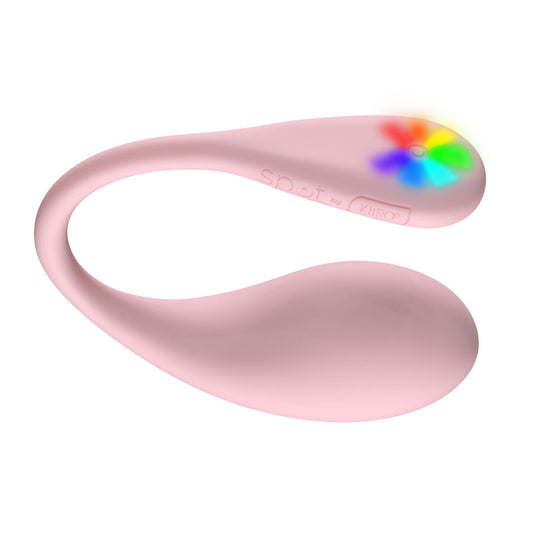 KIIROO - VIBRATEUR SPOT KISS ME EN FORME DE U ROSE
