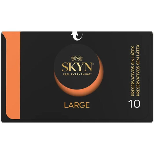 SKYN - GRANDS PRÉSERVATIFS À AJUSTEMENT SUPPLÉMENTAIRE 10 UNITÉS - 7eme ciel