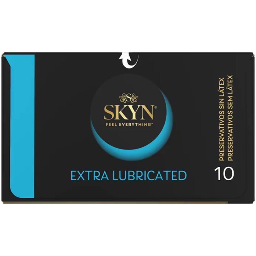 SKYN - PRÉSERVATIF EXTRA LUBRIFIÉ 10 UNITÉS - 7eme ciel