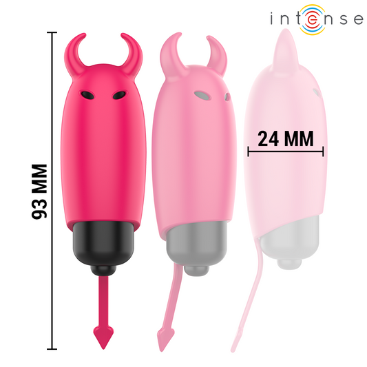 INTENSE - BALLE VIBRANTE ÉCARLATE RED DEMON 9,3 X 2,4 CM - 7eme ciel