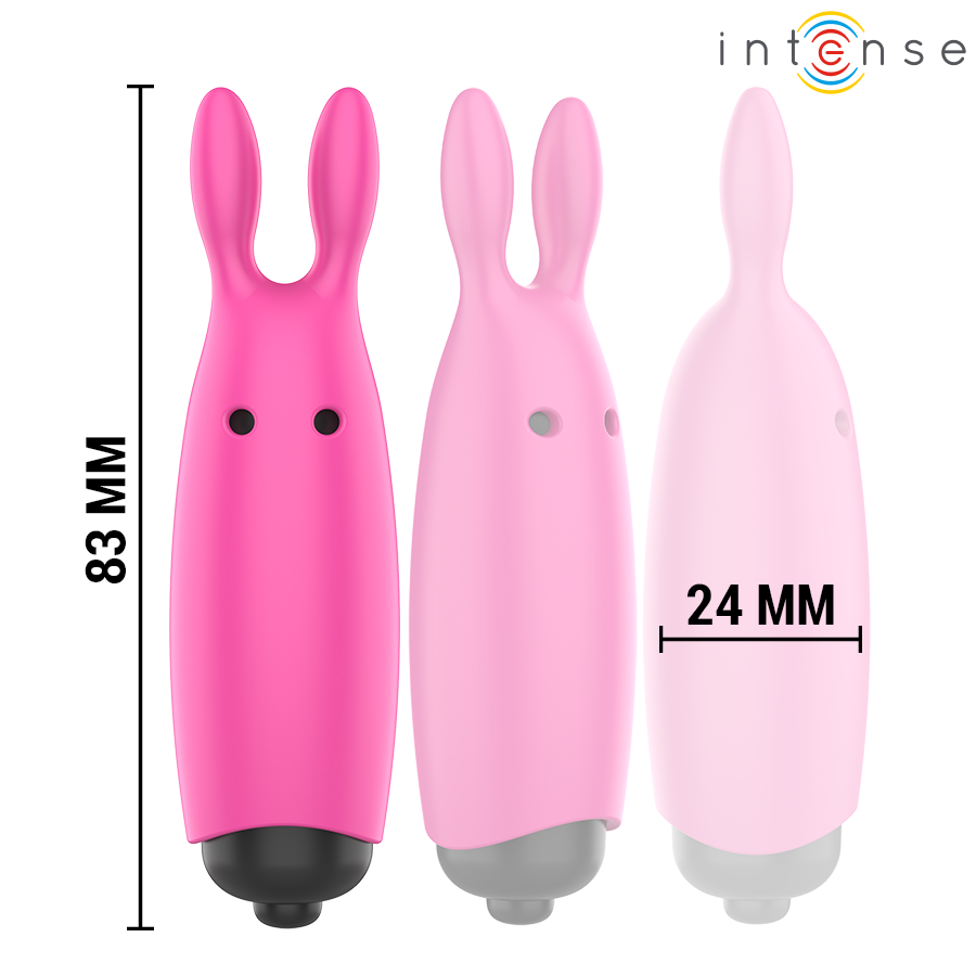 INTENSE - HOPPER PINK BULLET VIBRANT 8,3 X 2,4 CM - 7eme ciel