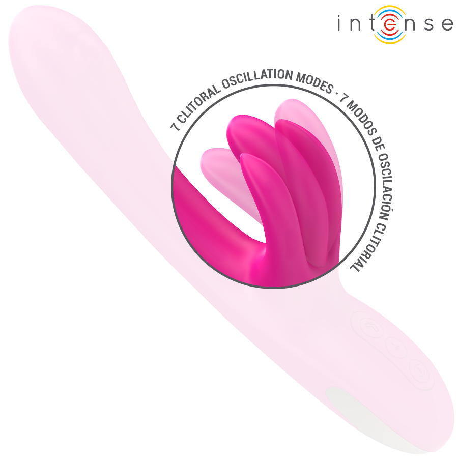 INTENSE - BRITNEY VIBRATEUR LAPIN MULTIFONCTION 23 CM ROSE - 7eme ciel