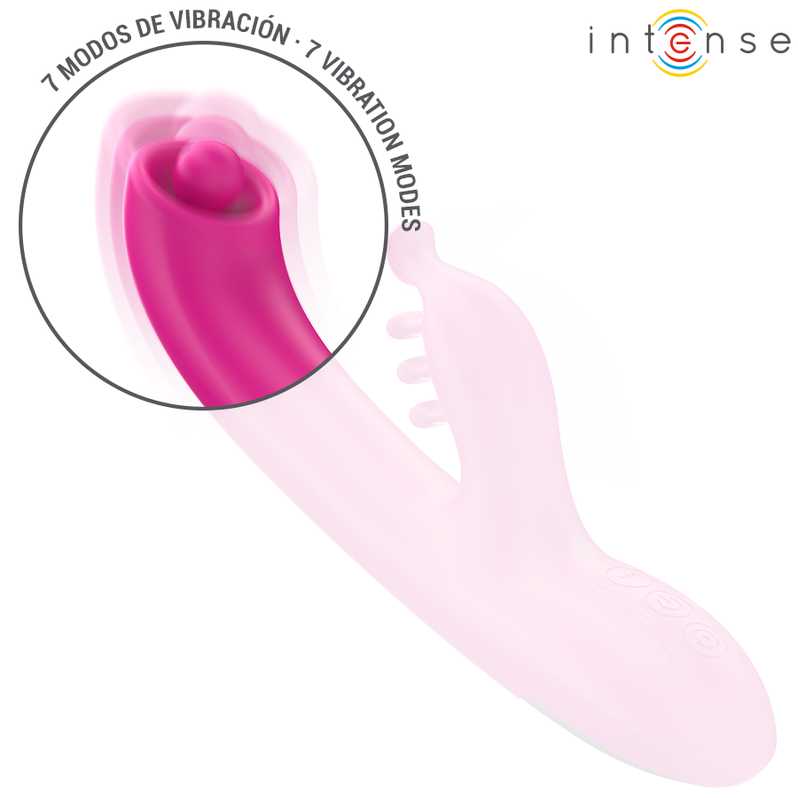 INTENSE - CHRISTINA VIBRATEUR LAPIN MULTIFONCTION 22,5 CM ROSE - 7eme ciel