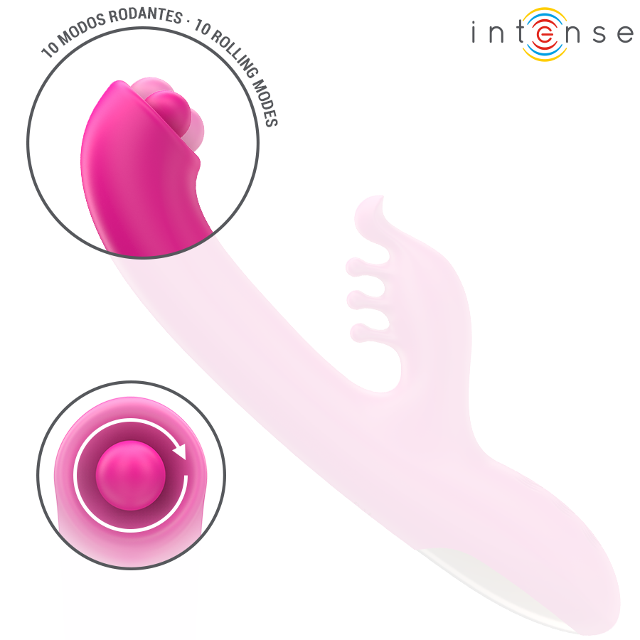 INTENSE - CHRISTINA VIBRATEUR LAPIN MULTIFONCTION 22,5 CM ROSE - 7eme ciel