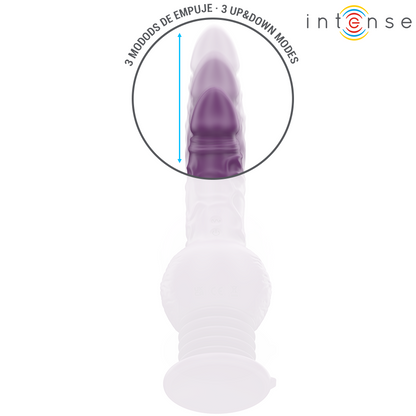 INTENSE - VIBRATEUR MULTIFONCTION TATUM AVEC VIBRATION DE HAUT EN BAS 24 CM VIOLET - 7eme ciel