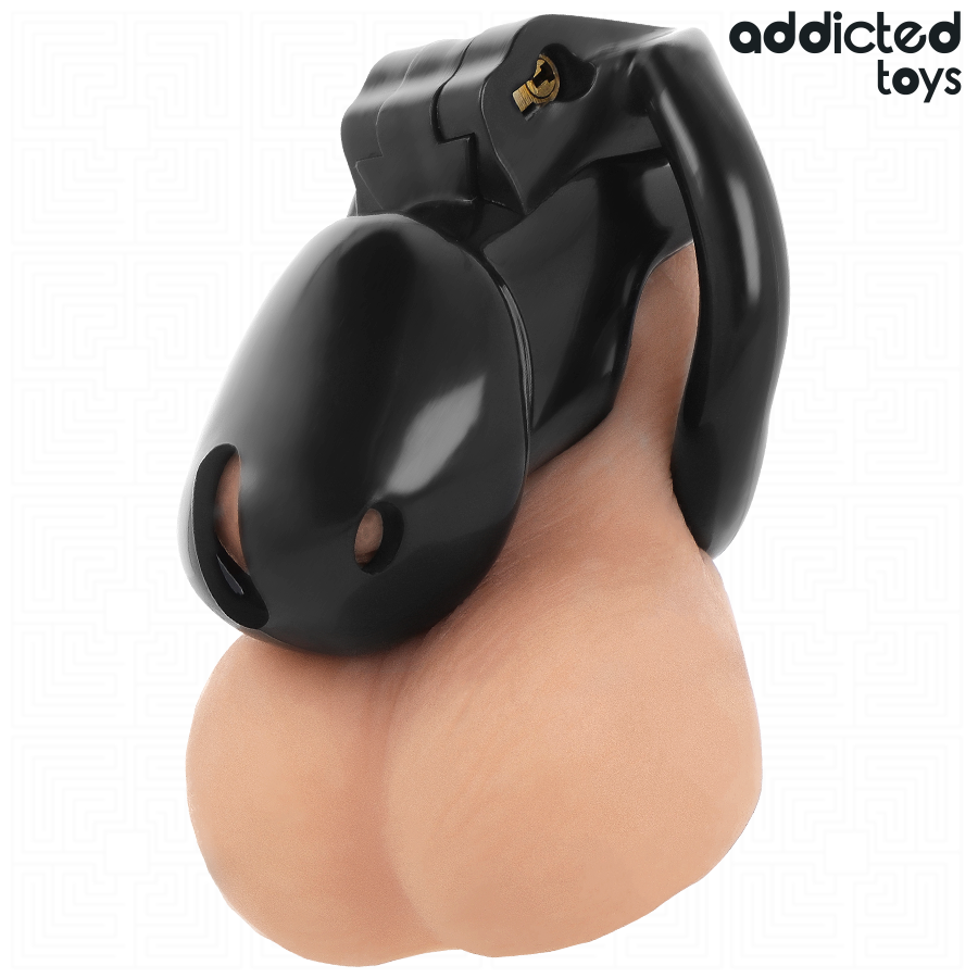 ADDICTED TOYS LOCKED - CAGE À PÉNIS MINDNIGHT CELL TAILLE S 4.8 CM - 7eme ciel