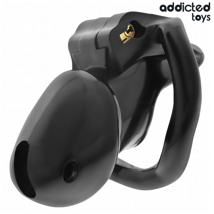 ADDICTED TOYS LOCKED - CAGE À PÉNIS MINDNIGHT CELL TAILLE S 4.8 CM - 7eme ciel