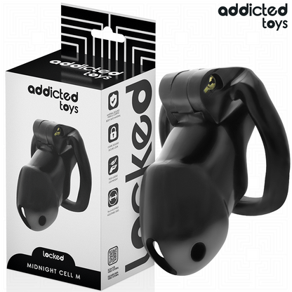 ADDICTED TOYS LOCKED - CAGE À PÉNIS MINDNIGHT CELL 4.2 CM TAILLE M