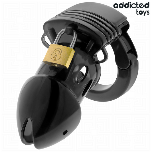 ADDICTED TOYS LOCKED - CAGE À PÉNIS CHASTETÉ PROFONDEUR 7,5 CM - 7eme ciel