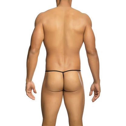 MOB - STRING TRANSPARENT EN FORME DE T NOIR TAILLE L/XL