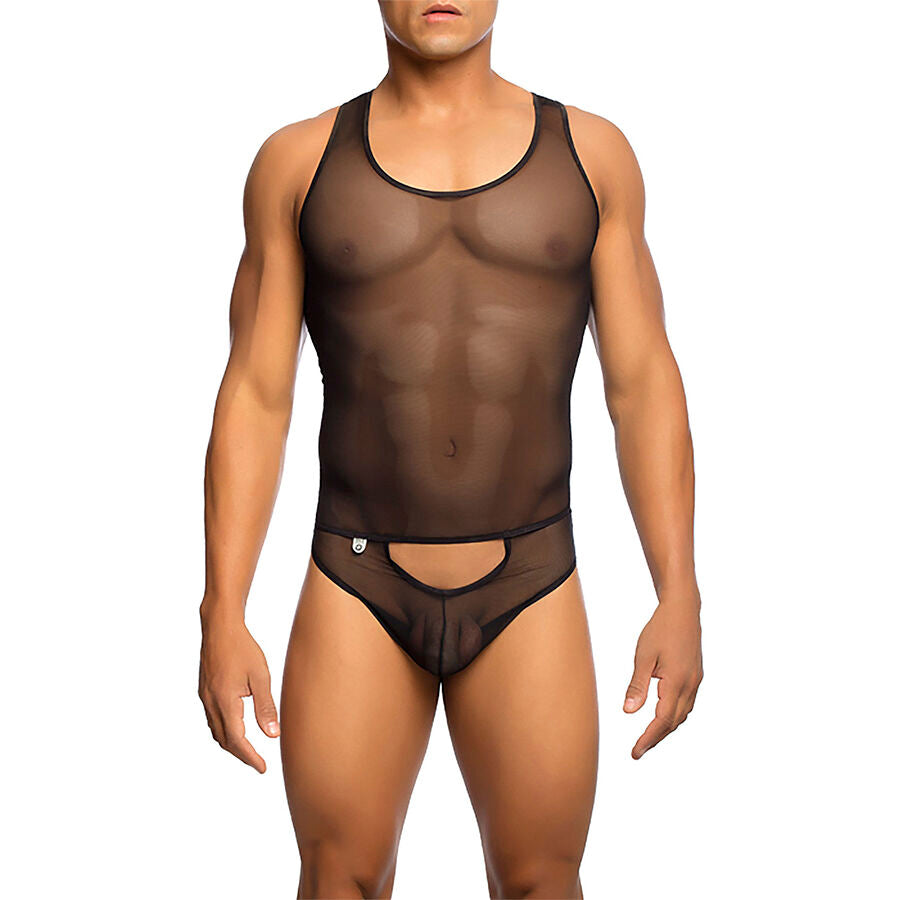 MOB - BODY TRANSPARENT NOIR TAILLE L/XL