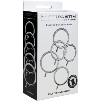 ELECTRASTIM - ELECTRARINGS ANNEAUX PÉNIS EN MÉTAL PACK DE 5 - 7eme ciel