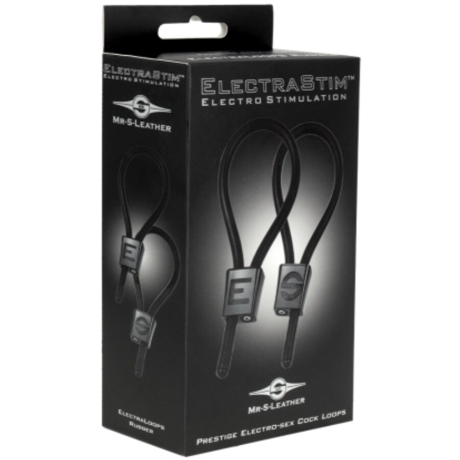 ELECTRASTIM - PRESTIGE ELECTRA LOOPS ANNEAUX PÉNIENS RÉGLABLES NOIRS - 7eme ciel