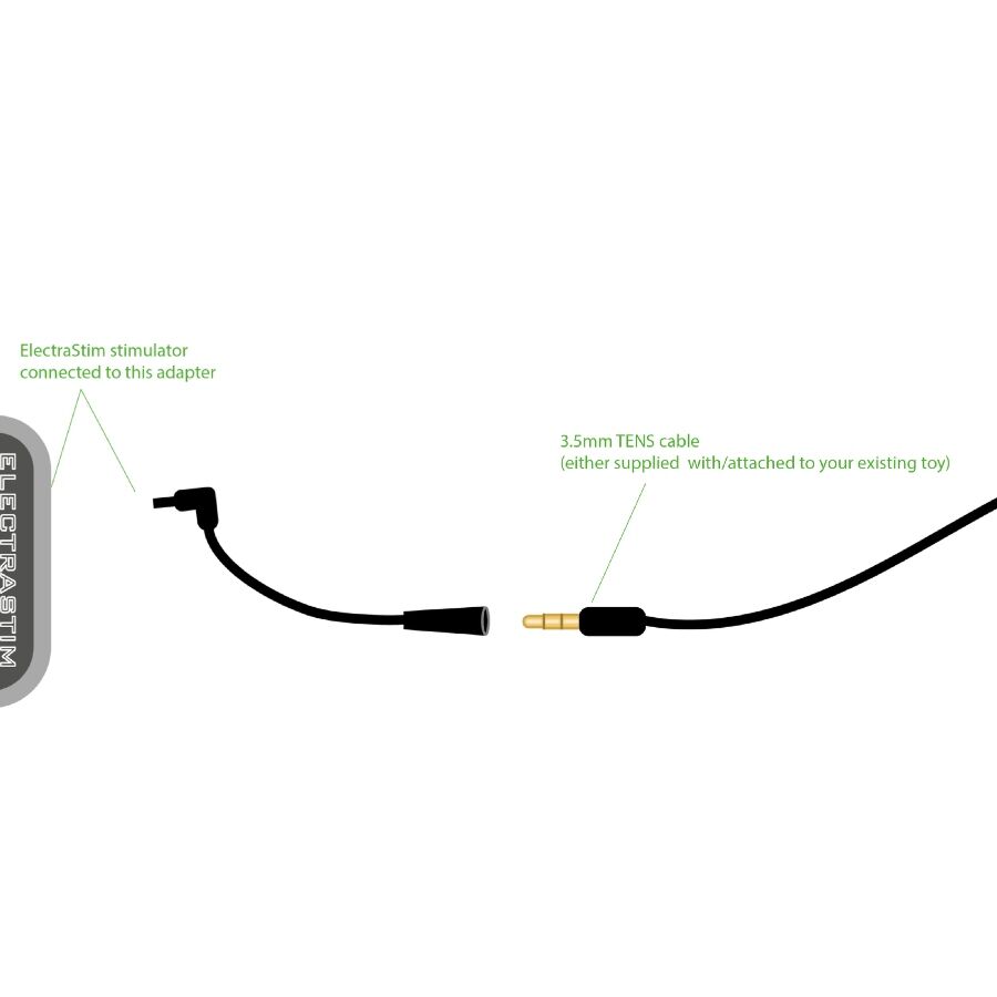 ELECTRASTIM - ADAPTATEUR STANDARD VERS PRISE 3,5 MM - 7eme ciel