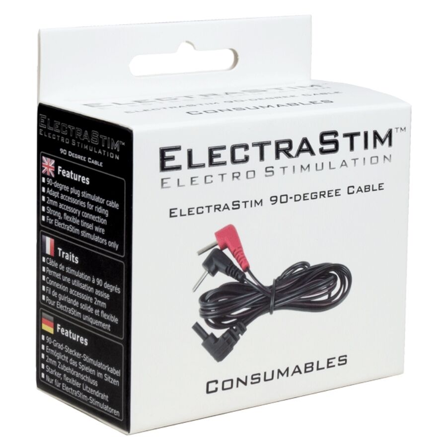 ELECTRASTIM - CÂBLES DE STIMULATION À 90 DEGRÉS - 7eme ciel